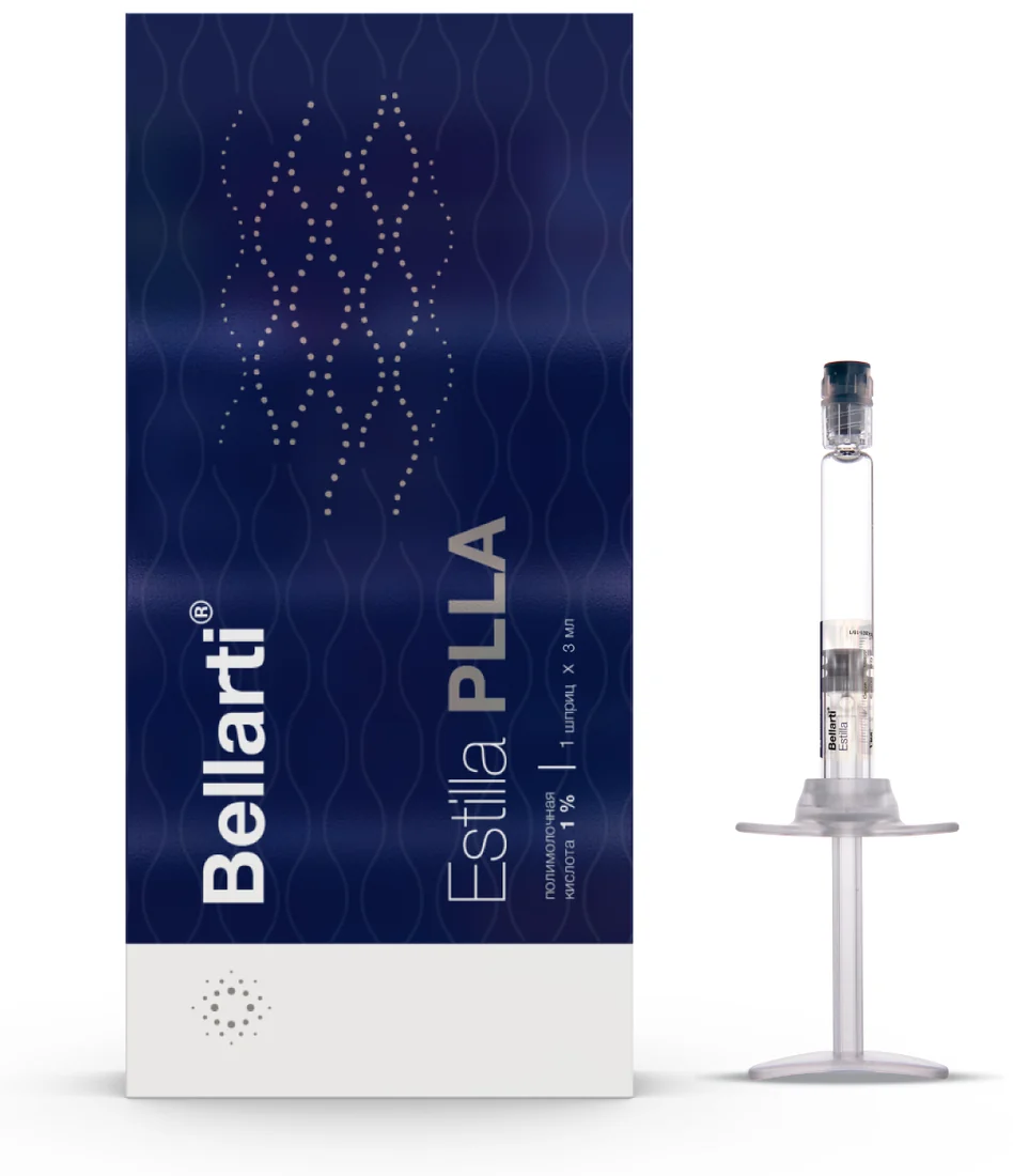 Упаковка и преднаполненный шприц Bellarti® Estilla PLLA