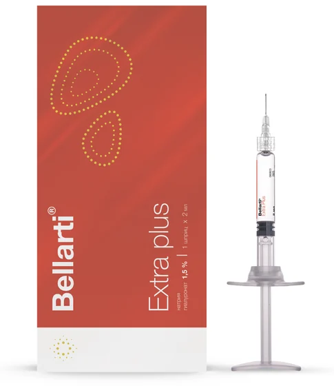 Упаковка и преднаполненный шприц Bellarti® Extra plus