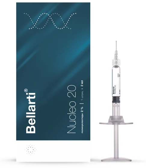 Упаковка и преднаполненный шприц Bellarti® Nucleo 20