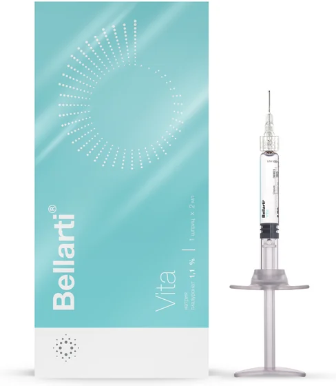 Упаковка и преднаполненный шприц Bellarti® Vita