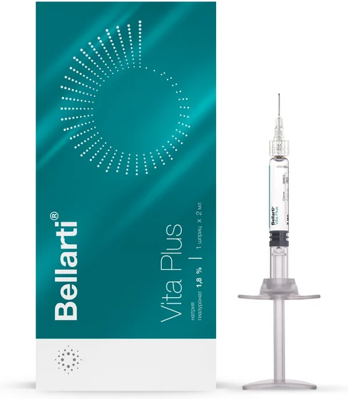 Упаковка и преднаполненный шприц Bellarti® Vita Plus